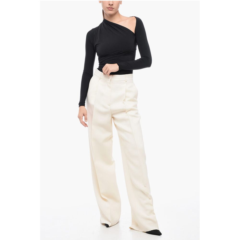 Dior Pleated High-Waisted Wool Pants