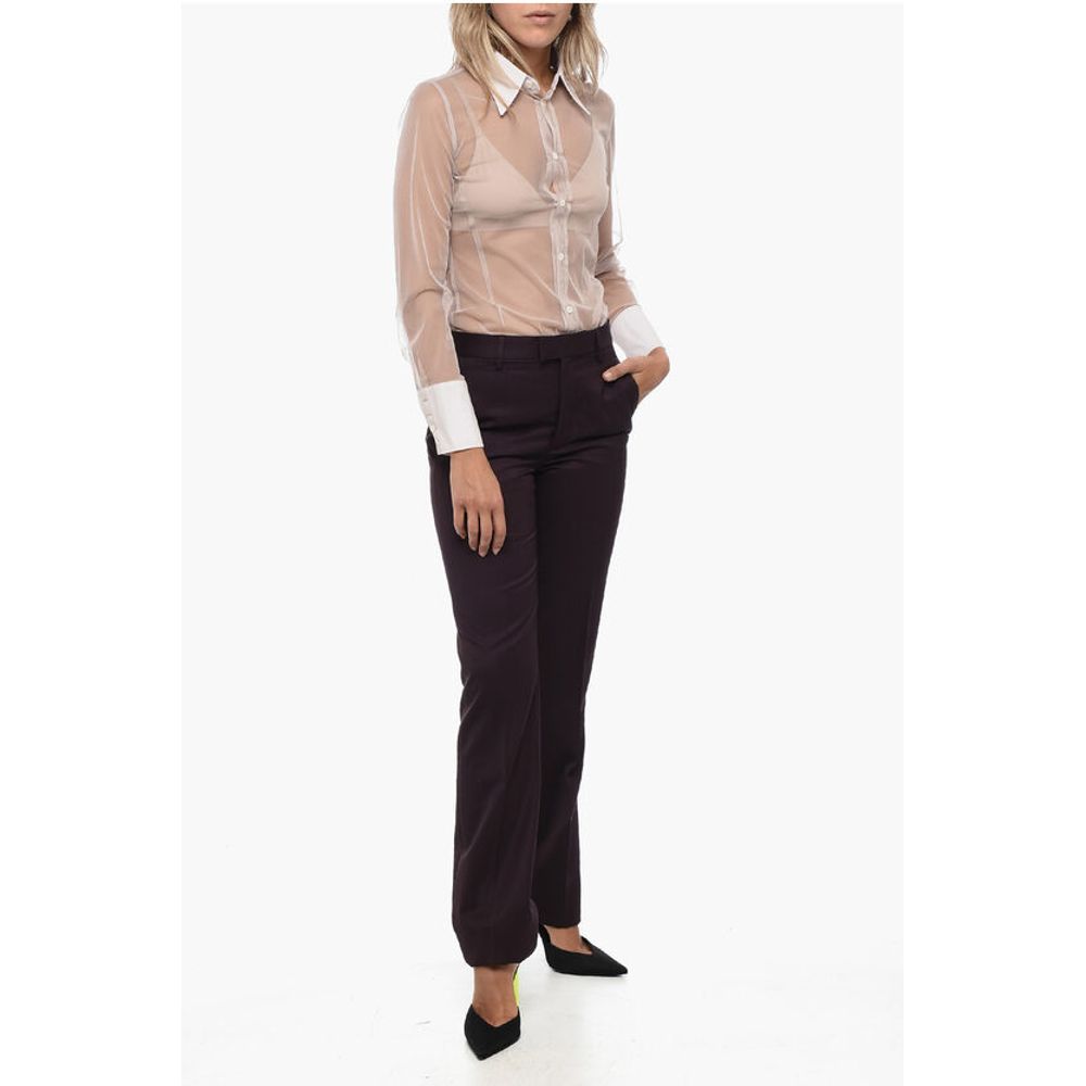 Ann Demeulemeester Wool MARIET Slim Fit Pants