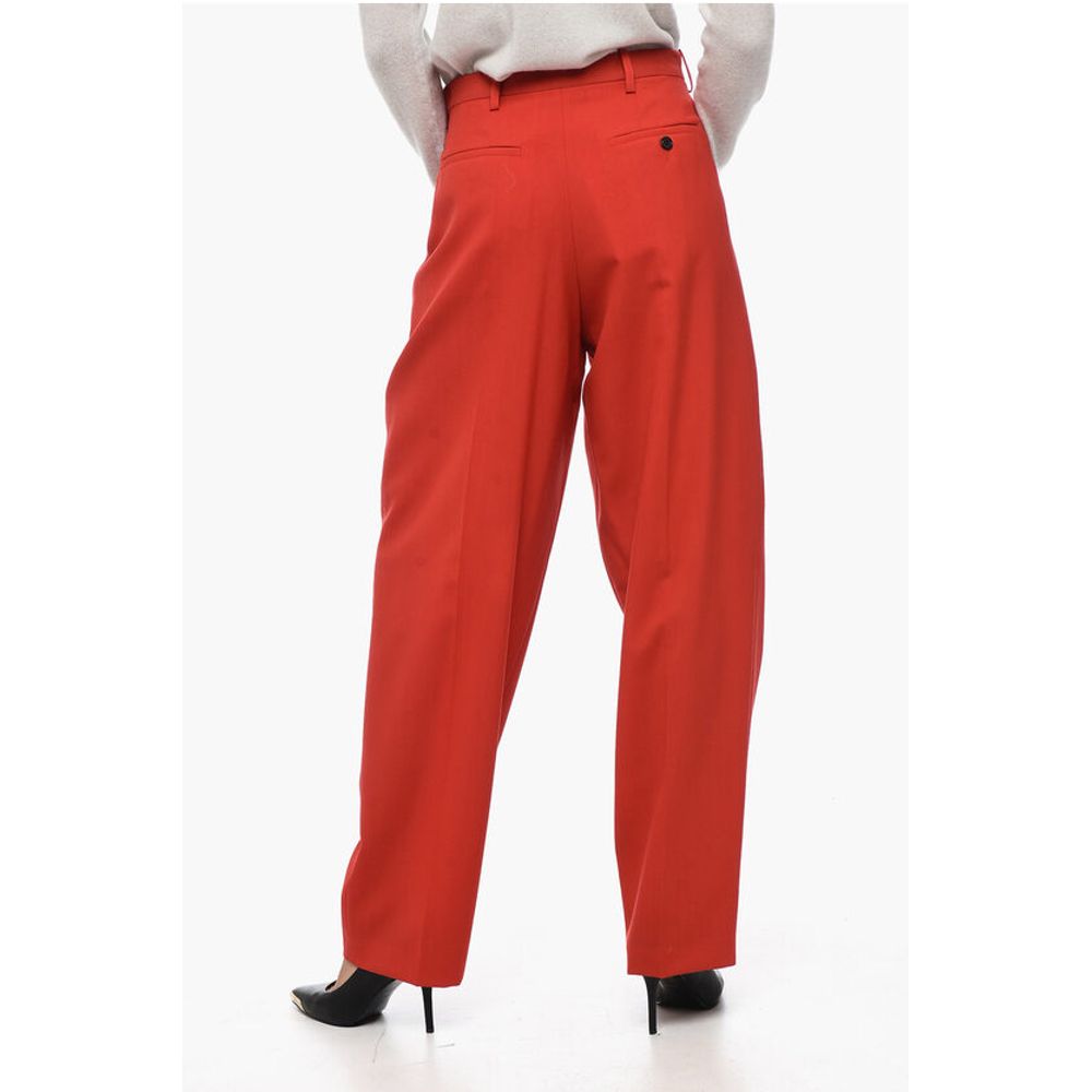 Marni Wool Loose-fit Pants with Pleats