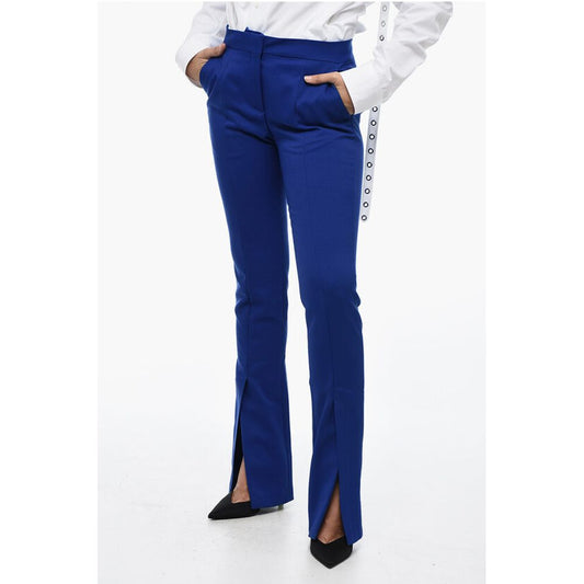 Off-White Slim Fit TECH DRILL Pants With Bottom Slits
