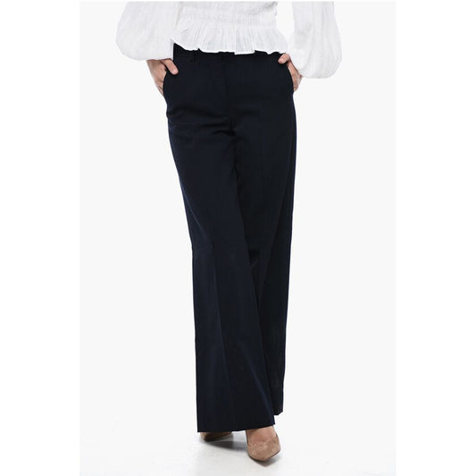 Off-White High-Waisted Straight Fit Pants