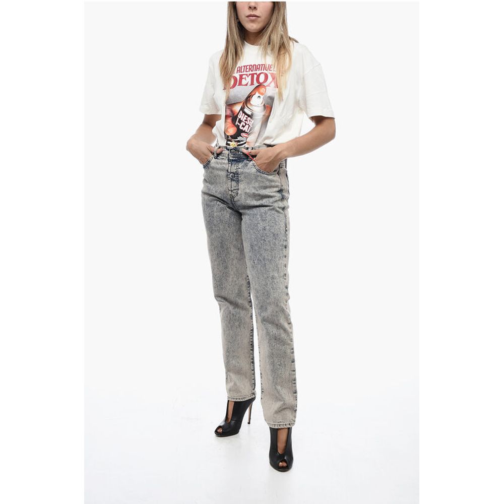 Diesel High-waisted D-TULIP Denims with Straight Leg L.32