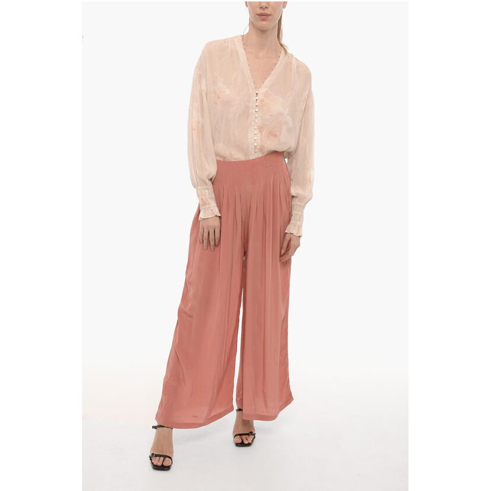AllSaints Sheer Fabric HEZZY Pants with Drawstring Waist