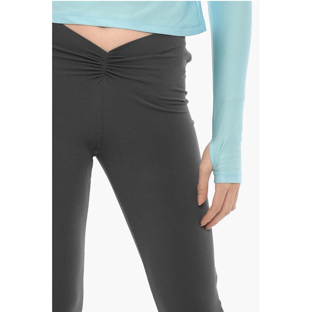 The Andamane Stretch Fabric Bootcut Pants with Elastic Waistband