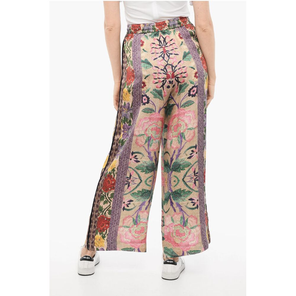 Pierre-Louis Mascia Floral Patterned Silk Pants