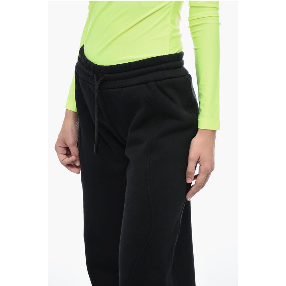 Off-White Brushed Cotton Straight Fit ROUND Joggers