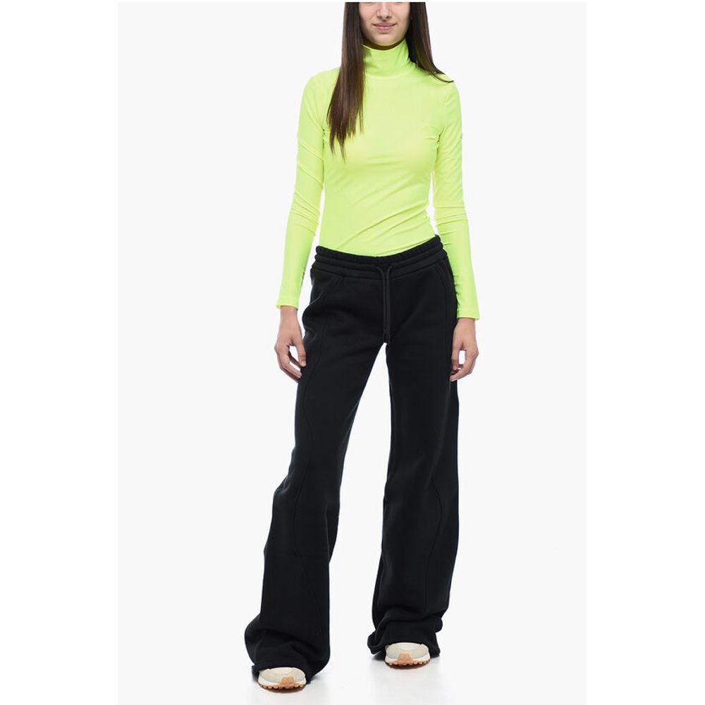 Off-White Brushed Cotton Straight Fit ROUND Joggers
