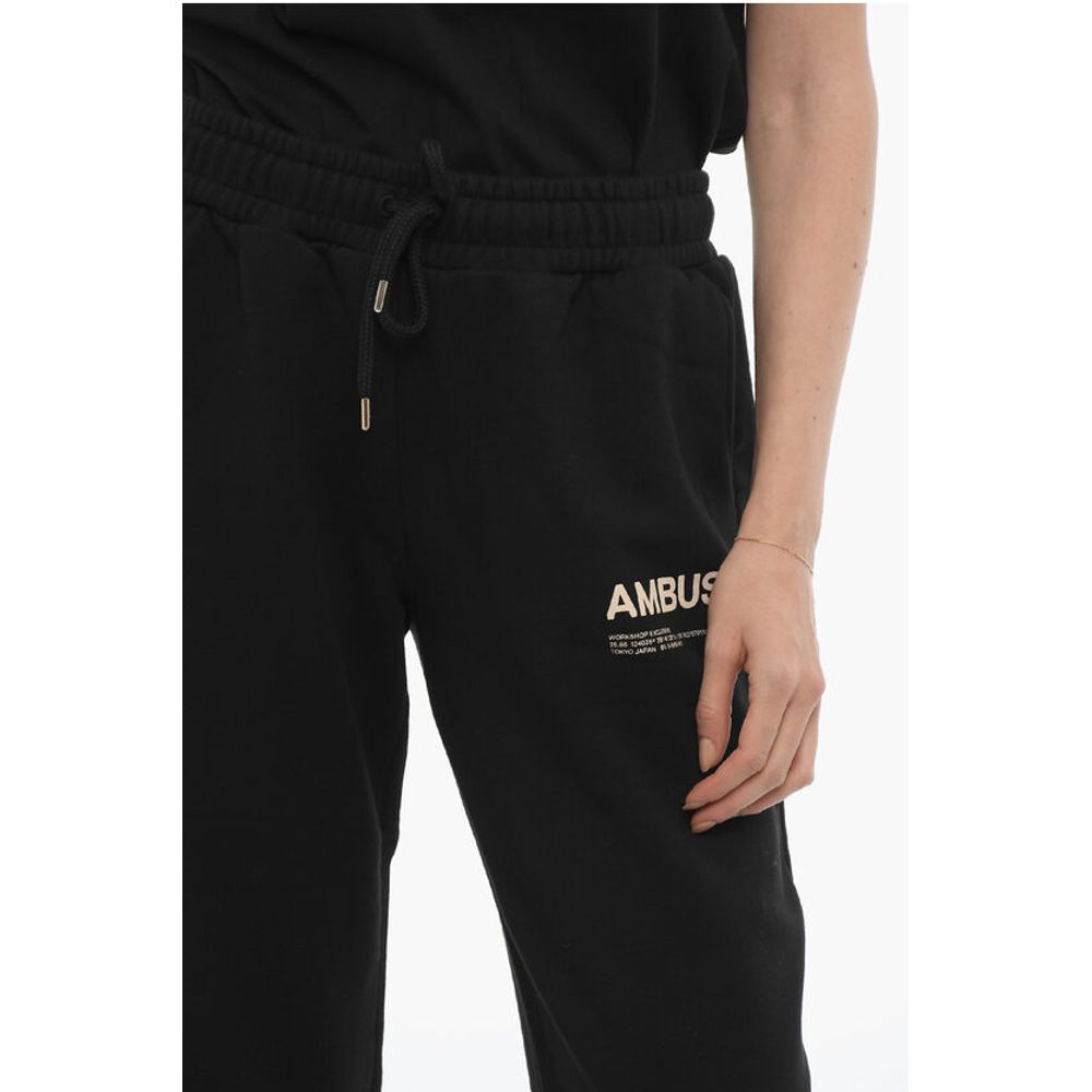 Ambush Solid Color Sweat Pants with Printed Logo