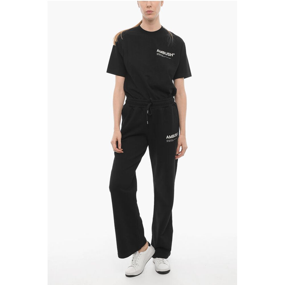 Ambush Solid Color Sweat Pants with Printed Logo