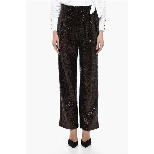 In The Mood For Love Sequined CLYDE Pants with Wide Leg