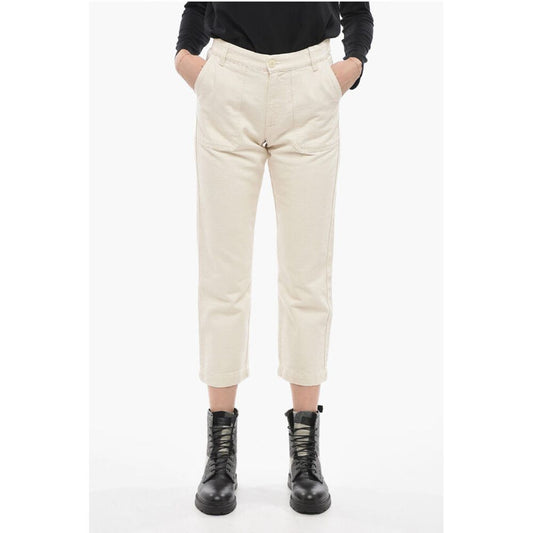 Woolrich Cropped Straight-leg Denims