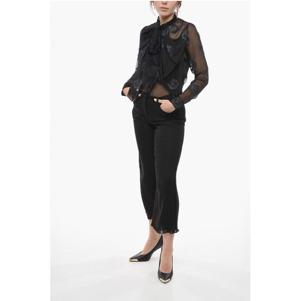 Max Mara S 5 Pocket FRANCI Flax Blend Pants