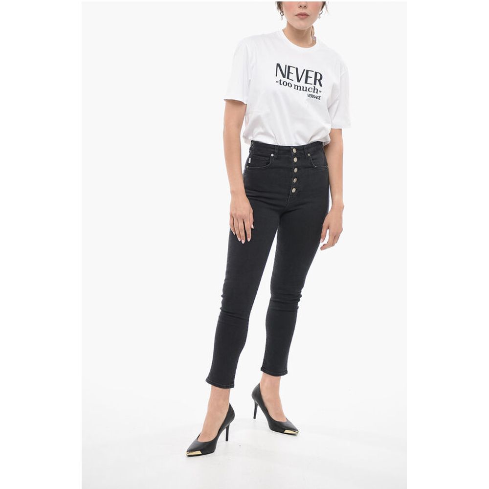 Compagnia del Denim High Waist Sim Fit FELIZ Jeans with Logoed Jeans 13,5cm