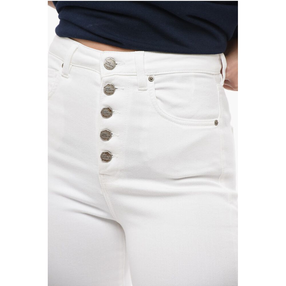 Compagnia del Denim High Waist Sim Fit FELIZ Jeans with Logoed Jeans 12,5cm