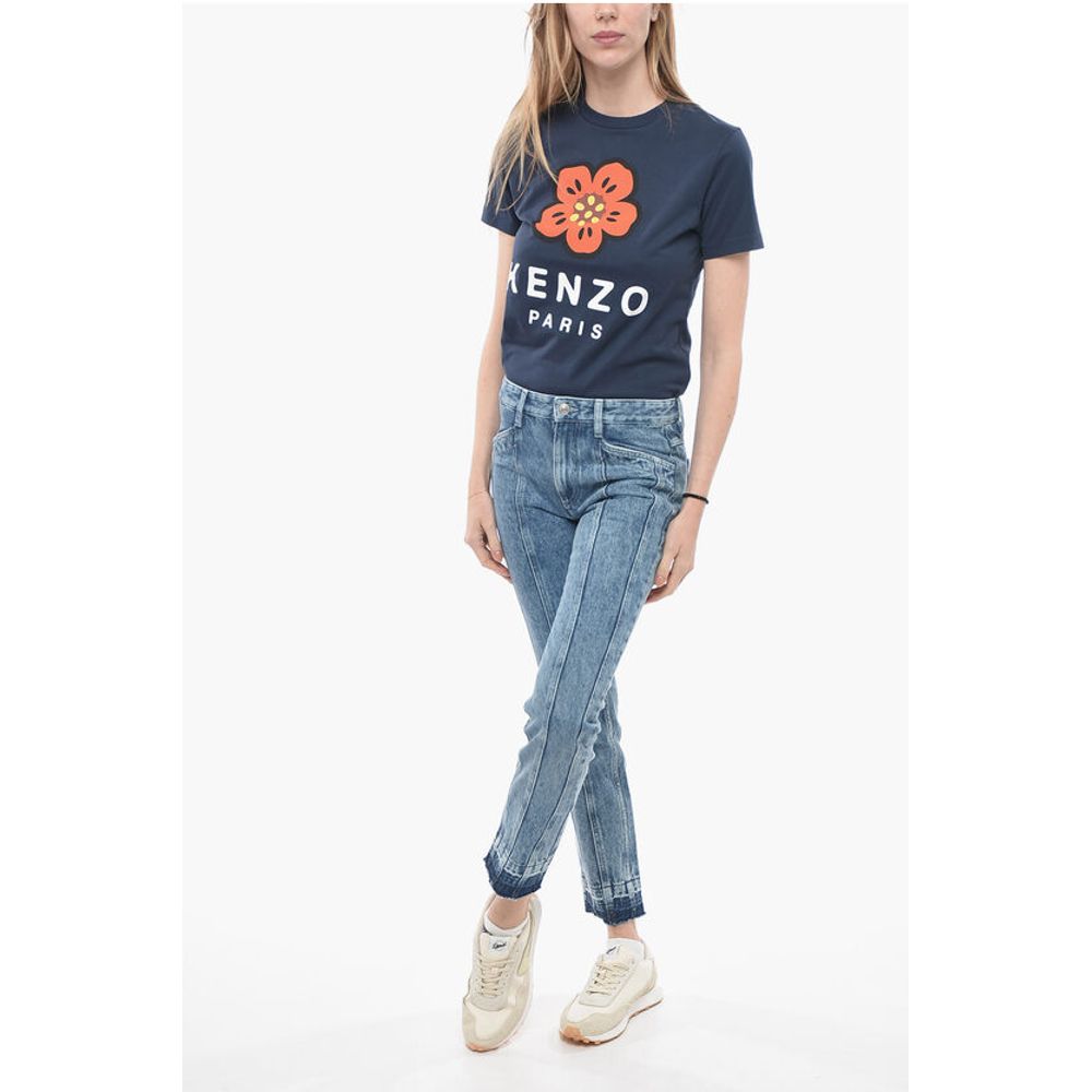 Isabel Marant ETOILE Stone Washed SULANOA Denims with Vertical Stitchings