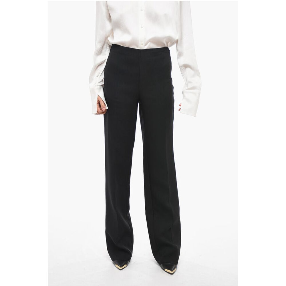 Salvatore Ferragamo Pleated High Waist Pants