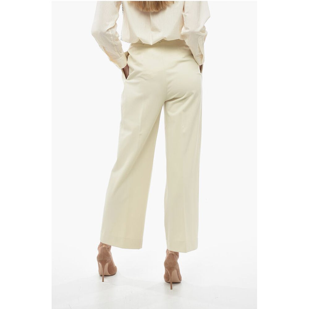 Harris Wharf Double-pleated Jersey Palazzo Pants