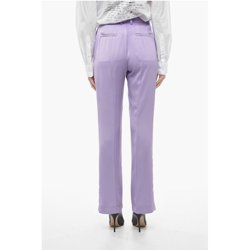 Hebe Studio Satin THE LOVER Palazzo Pants