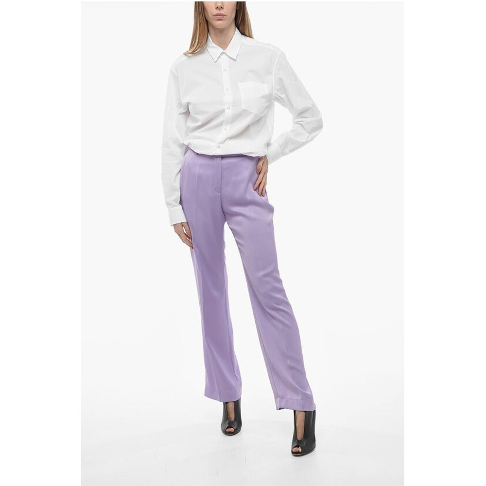 Hebe Studio Satin THE LOVER Palazzo Pants