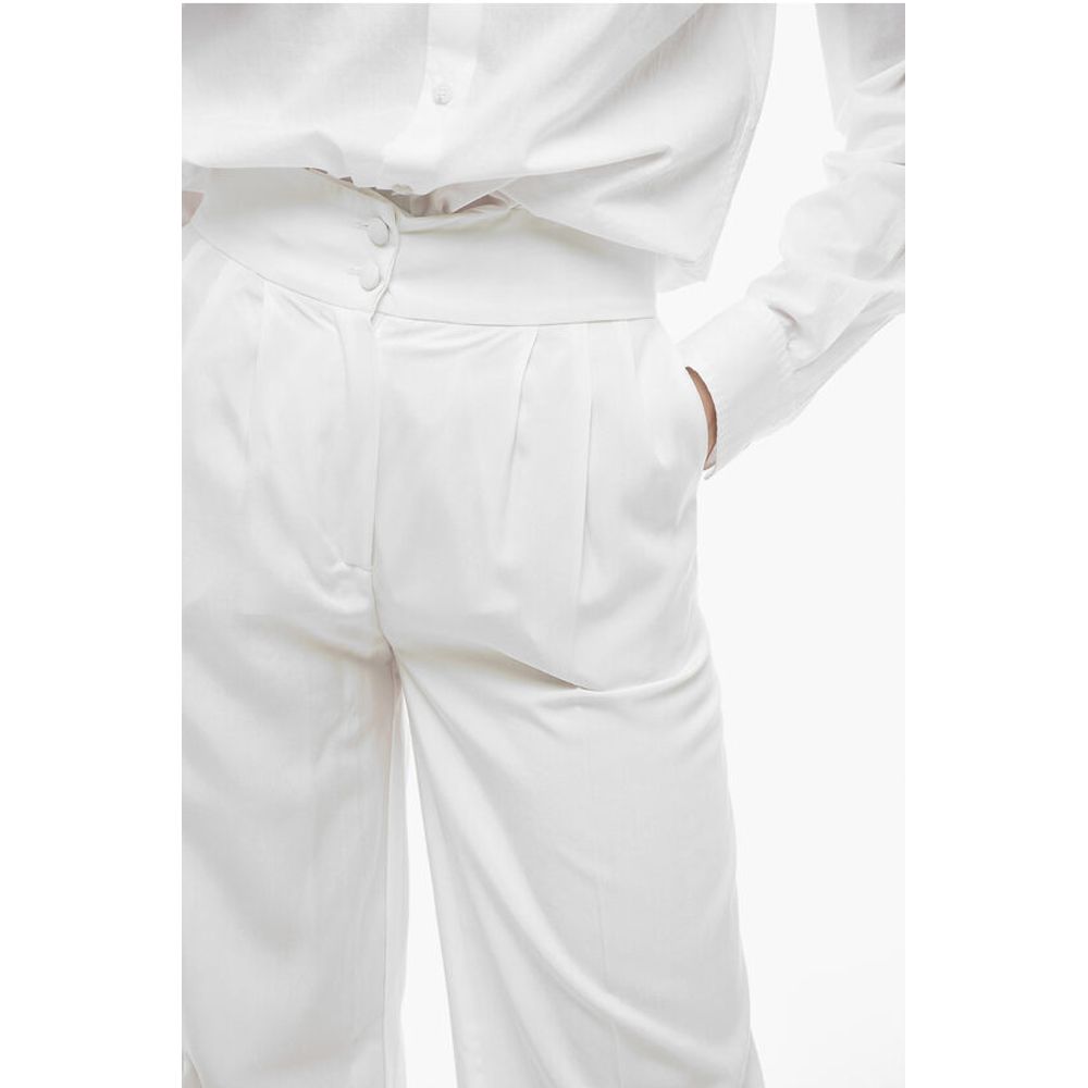 Hebe Studio Double-pleated THE GIRLFIREND Palazzo Pants