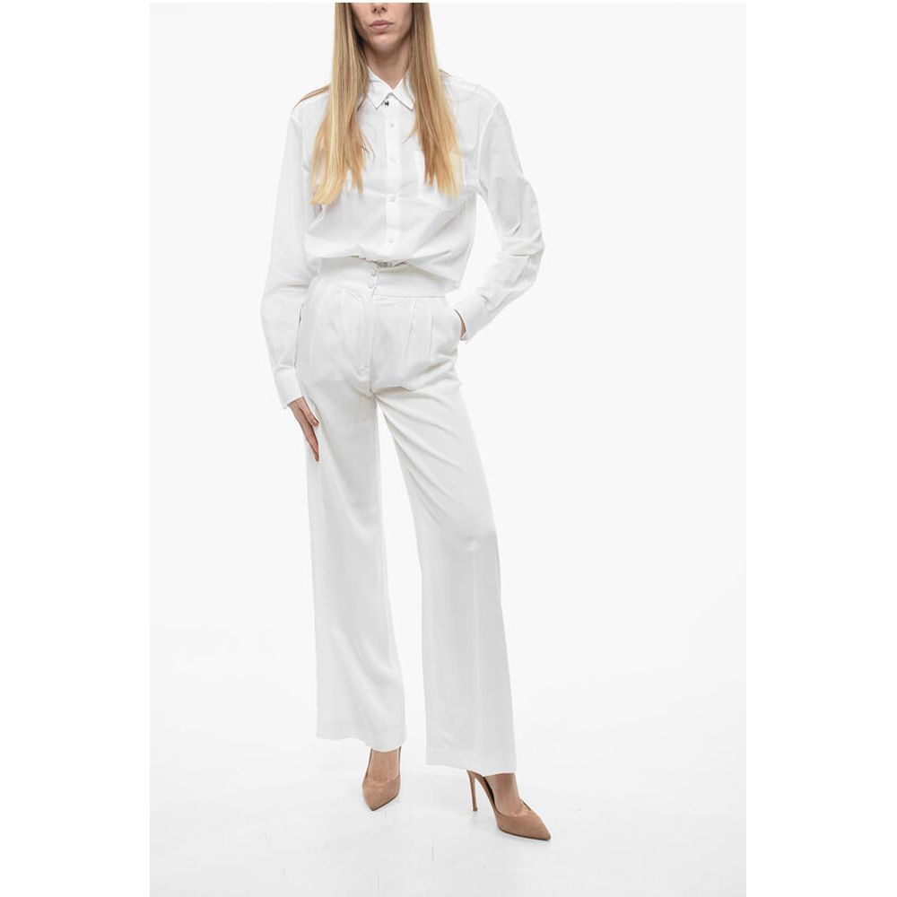 Hebe Studio Double-pleated THE GIRLFIREND Palazzo Pants