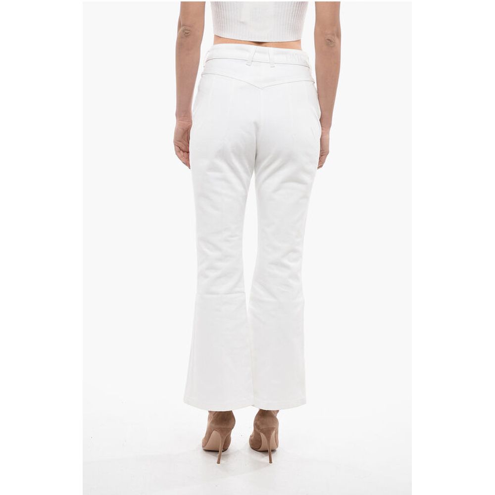 Patou Flare Fit Jeans With Jewel Details 28cm