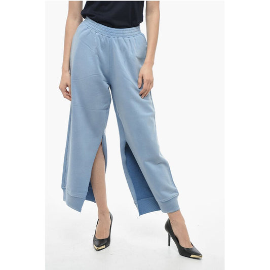 Maison Margiela MM6 Brushed Cotton Swetpants with Opened Bottom
