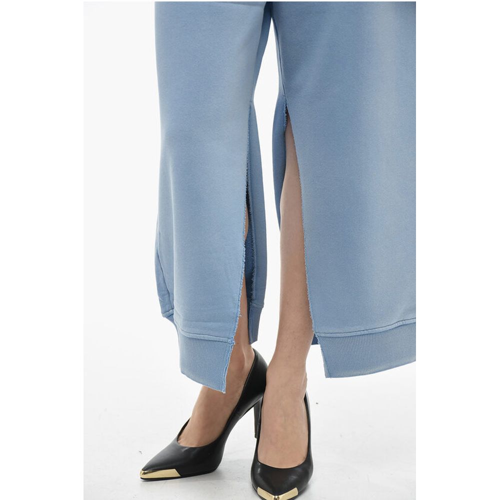 Maison Margiela MM6 Brushed Cotton Swetpants with Opened Bottom