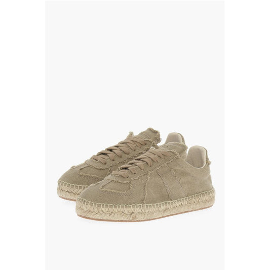 Maison Margiela MM22 Cotton Low-Top Sneakers with Jute Sole