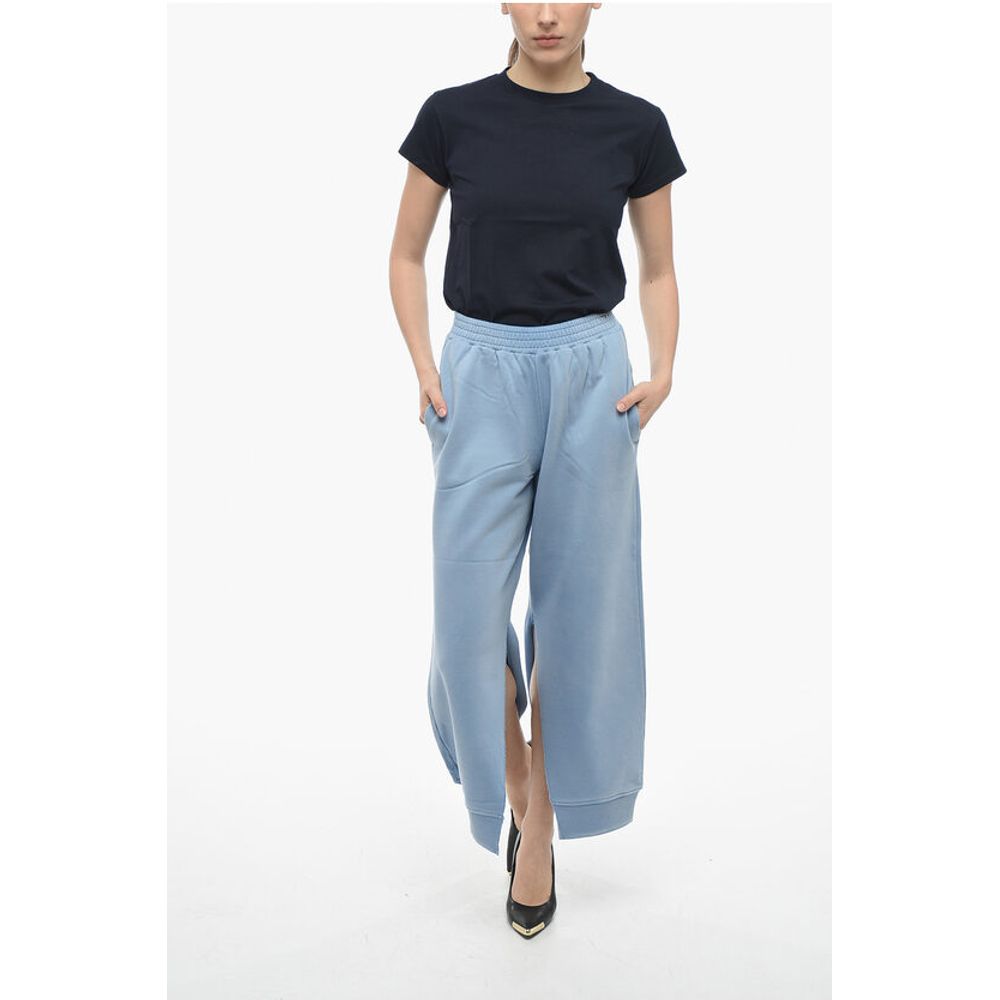 Maison Margiela MM6 Brushed Cotton Swetpants with Opened Bottom