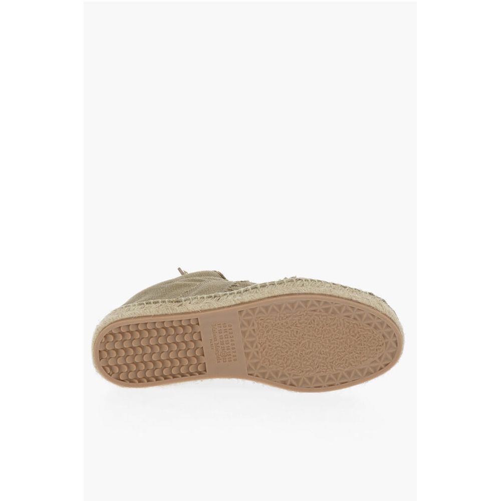 Maison Margiela MM22 Cotton Low-Top Sneakers with Jute Sole