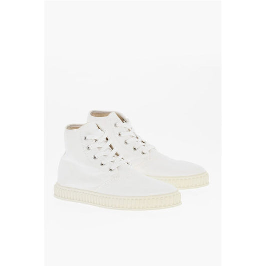 Maison Margiela MM22 Solid Color Cotton High-Top Sneakers