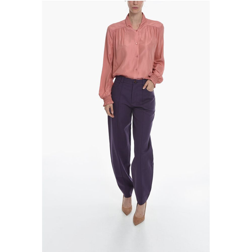 Aeron Wool EDGE Pants with Decorative Button