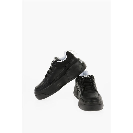 Versace JEANS COUTURE Leather and Fabric RAVEWING Low Top Sneakers w