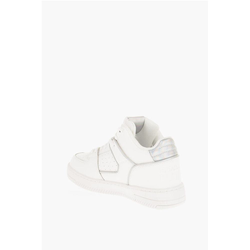 Versace JEANS COUTURE Leather MEYSSA Sneakers with Iridescent Detail