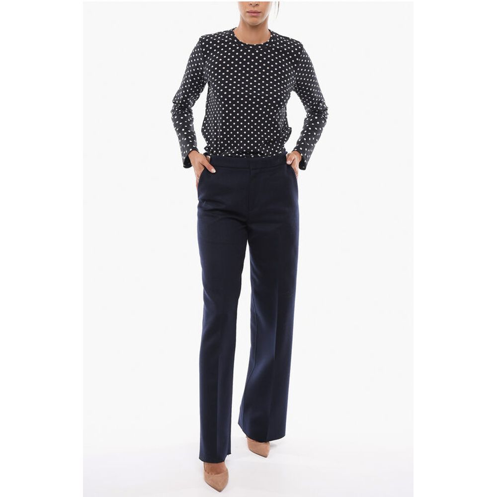 Bottega Veneta Regular Fit Wool Pants