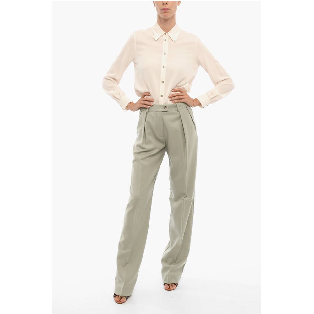Hebe Studio Wool DIANE Regular Fit Pants