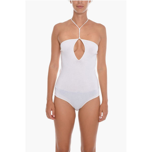 Bottega Veneta Cashmere Blend GAUGE Bare-back Bodysuit
