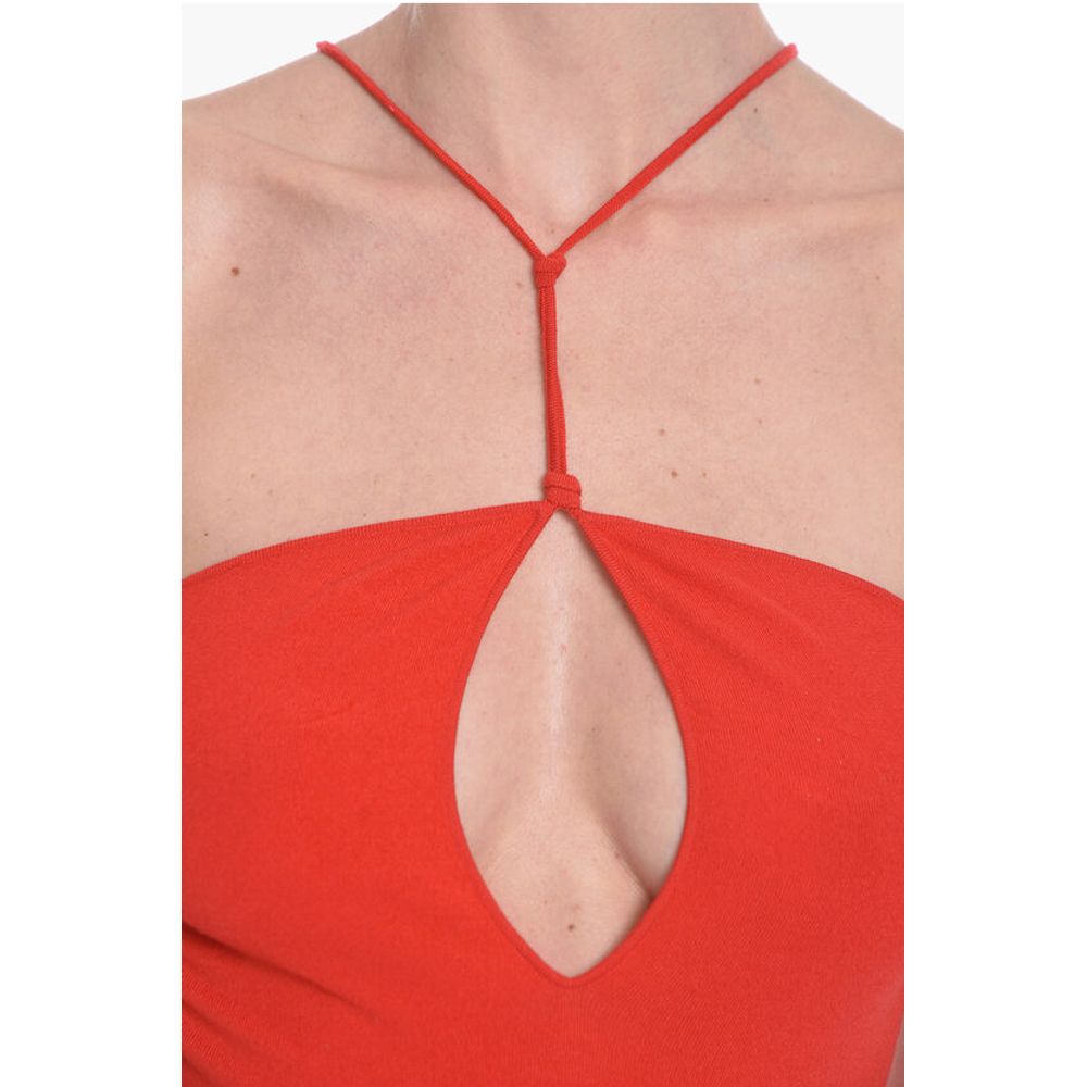 Bottega Veneta Cashmere Blend GAUGE Bare-back Bodysuit