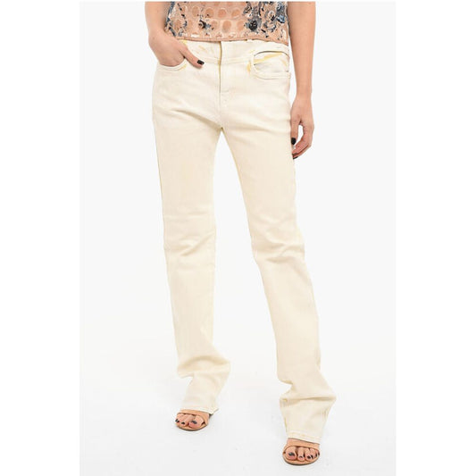 Diesel Coated-denim D-LYA Slim-fitting Jeans with High Waist