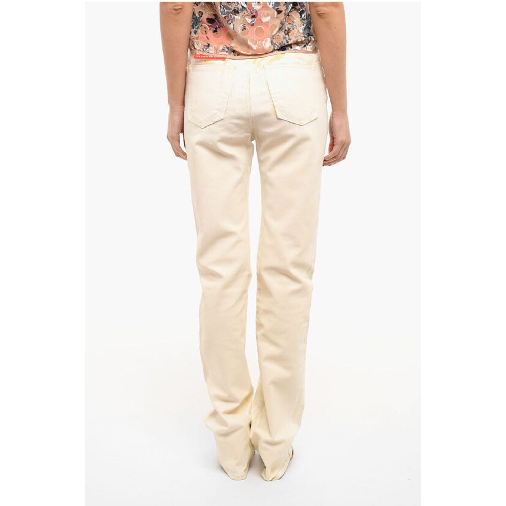 Diesel Coated-denim D-LYA Slim-fitting Jeans with High Waist