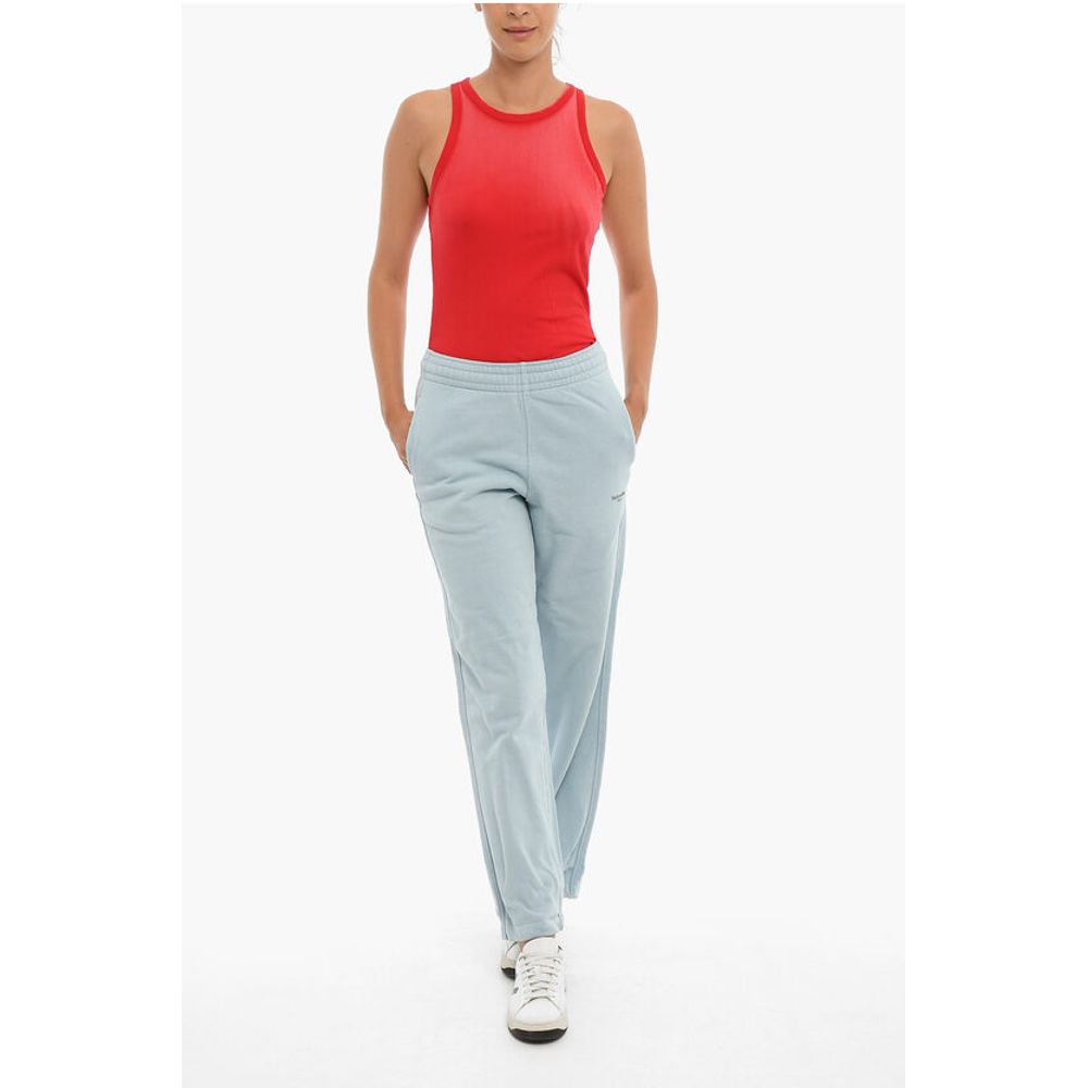 Holzweiler Logo Print Brushed Cotton Joggers