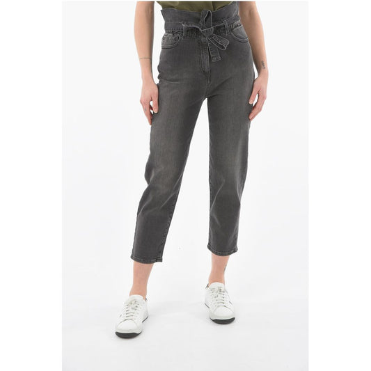 Ixos High Waist KRIPTON Cropped Jeans with Belt