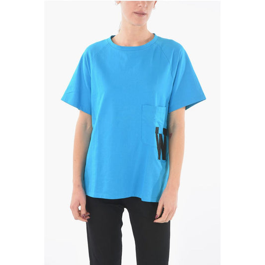 Woolrich Crew-Neck Maxi Tshirt with Patch Monogram