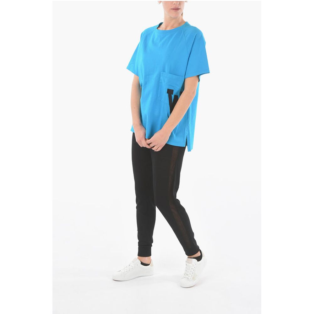 Woolrich Crew-Neck Maxi Tshirt with Patch Monogram