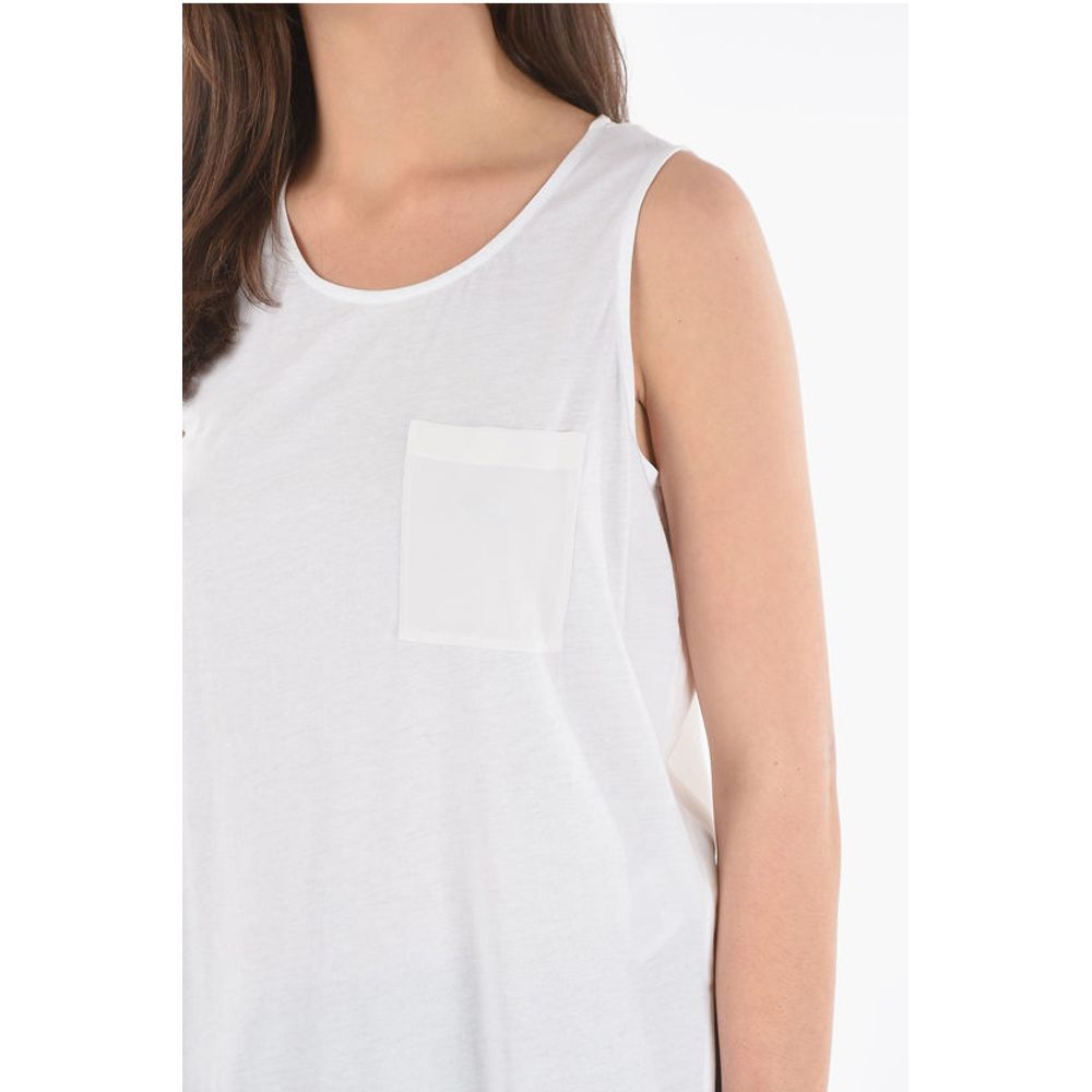 Woolrich Side Splits Oversized Top with Breast Pocket