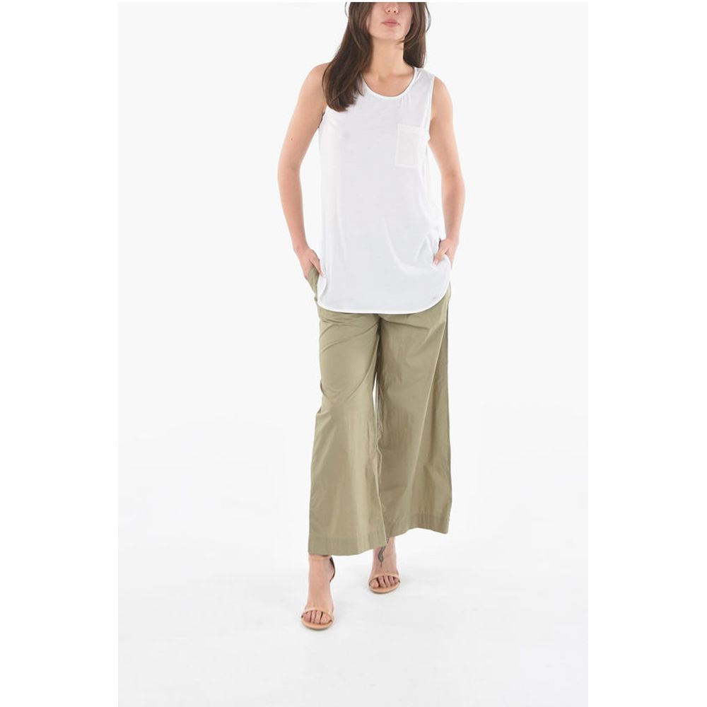 Woolrich Side Splits Oversized Top with Breast Pocket