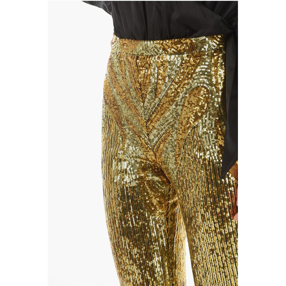 Philipp Plein COUTURE Zipped Ankle ELEGANT Sequined Pants