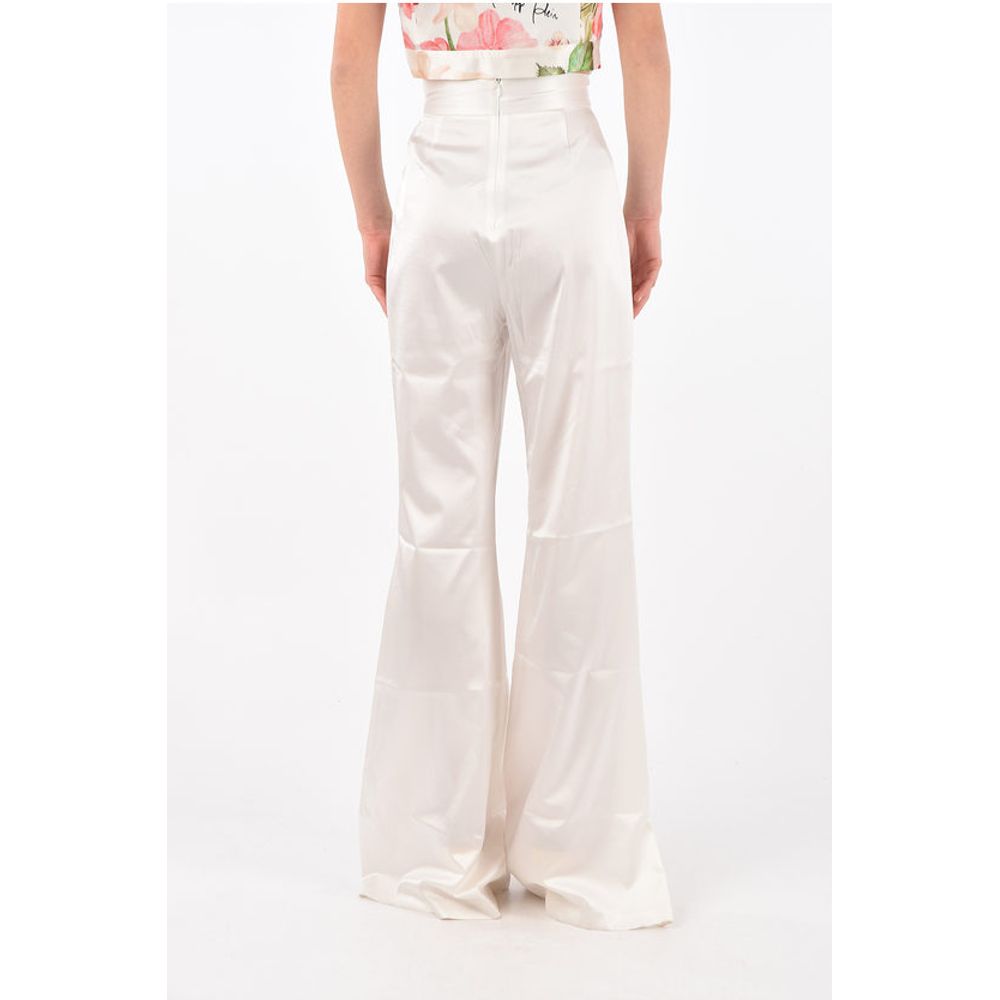 Philipp Plein Silk JEWEL Palazzo Pants