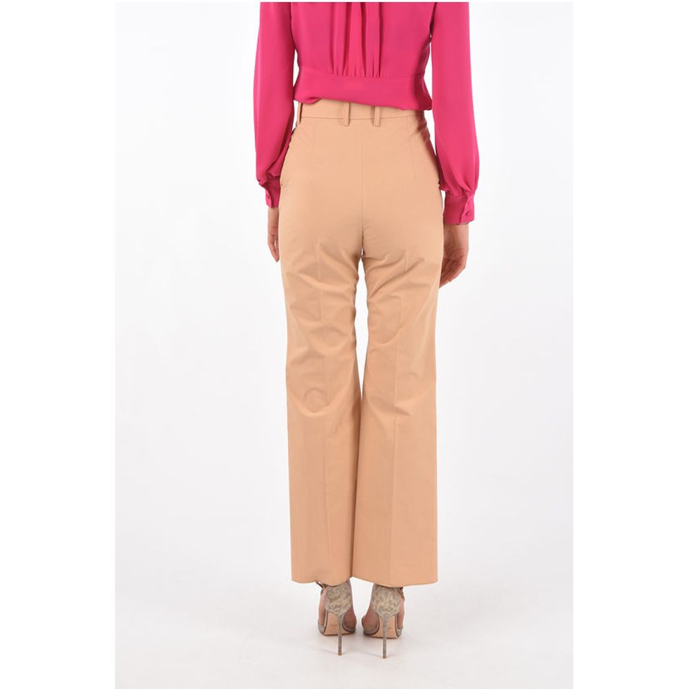 Super Blond Front Pleated FLARED Cotton Pants